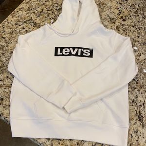 LEVI’S UNISEX LOGO HOODIE SWEATSHIRT SIZE SMALL- NEW NO TAGS